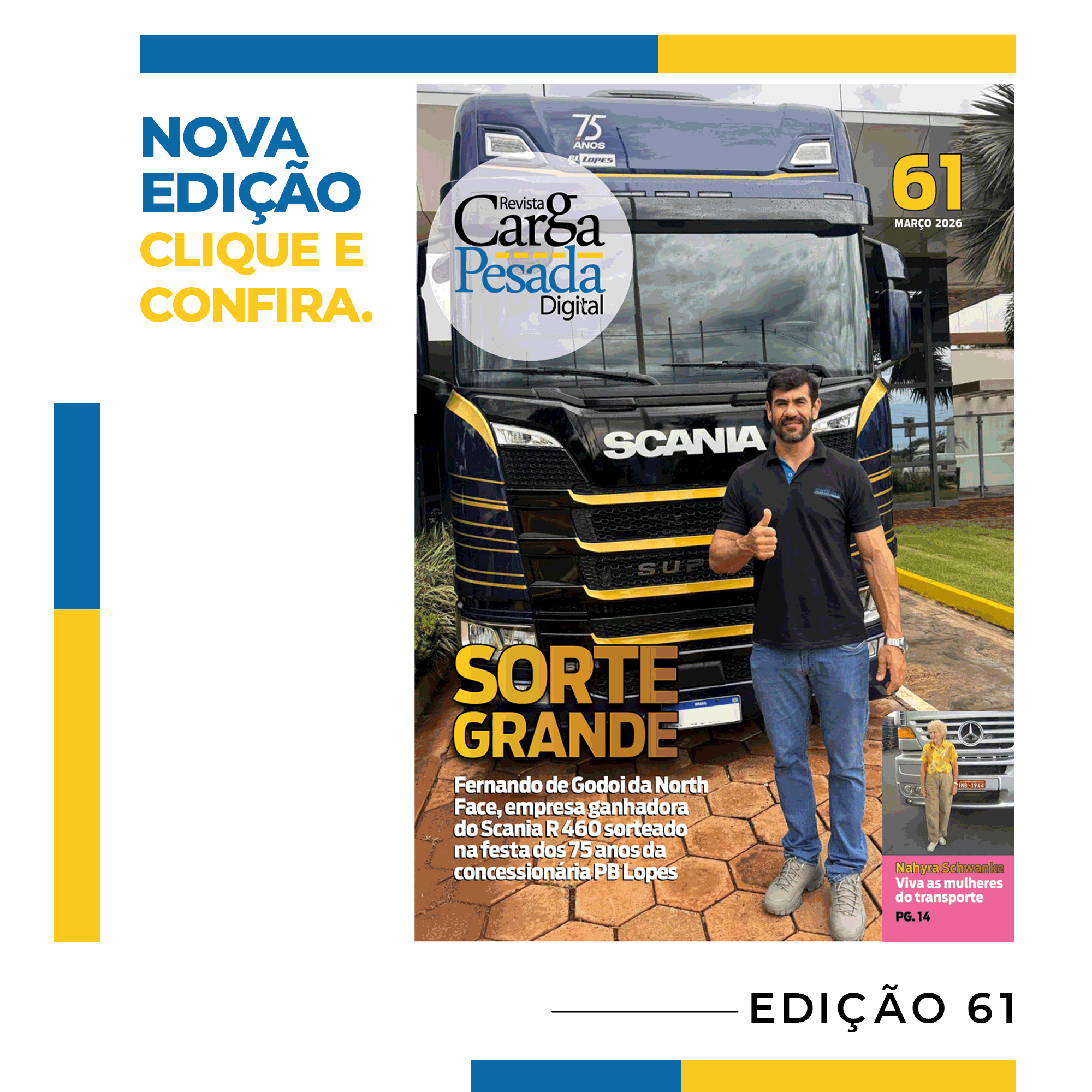 Confira a Edição 61 da Revista Carga Pesada.