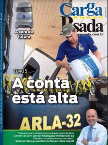 Capa da edição especial da Revista Carga Pesada sobre o Proconve P7 publicada no final de 2014.