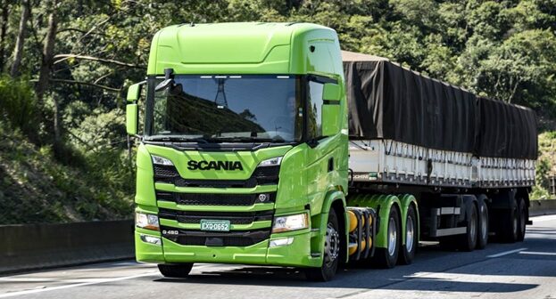 Scania apresenta 6×4 a gás