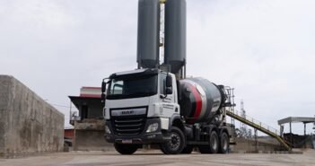 DAF leva betoneira para a Fenatran